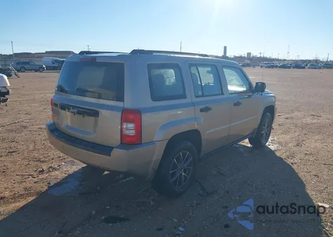 2009 Jeep Patriot Sport from USA, damaged, VIN 1J4FT28B49D195636
